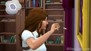 детектив ищет улики в The Sims 4 На работу!