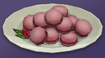 Миндальное печенье с ягодами