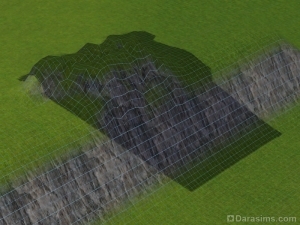 Строим подвесной дом на склоне в The Sims 3