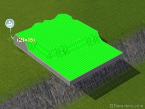 Строим подвесной дом на склоне в The Sims 3