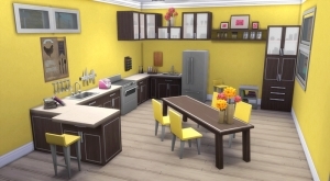 Содержание кухонного каталога The Sims 4 Cool Kitchen
