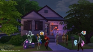 Каталог The Sims 4 Жуткие вещи. Как построить дом ужасов #SpookyHouse