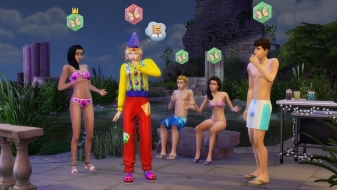 Персонаж пошел против клубных правил в The Sims 4 Веселимся вместе