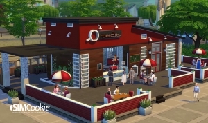 Кафе в The Sims 4 Веселимся вместе
