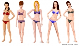 одежда для женщин в sims 3 master suite stuff