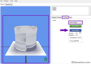 Загрузка сохраненного меша в Sims 4 Studio
