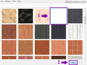 Создание напольного покрытия в Sims 4
