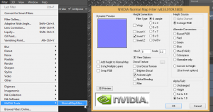 Normal Map Filter для Фотошопа