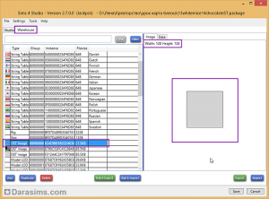 Изменение размера изображения в Sims 4 Studio