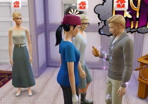 Вызов на дом в карьере врача Sims 4