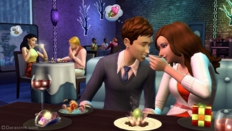 Романтический ужин в «The Sims 4 В ресторане»