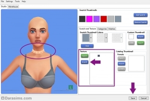 Импорт текстур в Sims 4 Studio