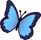 Голубая бабочка морфо