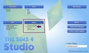 Запуск Sims 4 Studio