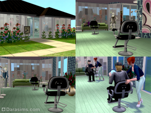 пример салона красоты в sims 2 бизнес