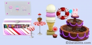 Новые объекты в Sims 3 Sweet treats