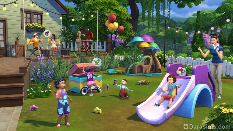 Устройте детский праздник с каталогом «The Sims 4 Детские вещи»