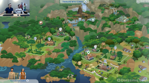 карта Сельвадорады в sims 4 приключения в джунглях