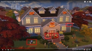 кадр из трейлера The Sims 4 Seasons