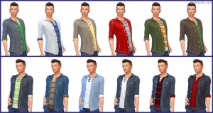 джинсовка с кофтой в The Sims 4: Backyard Stuff