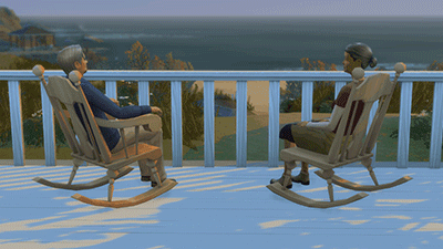 Разбор каталога от сообщества The Sims 4: кресло-качалка!