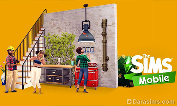 Обновление в The Sims mobile «Крыша едет»