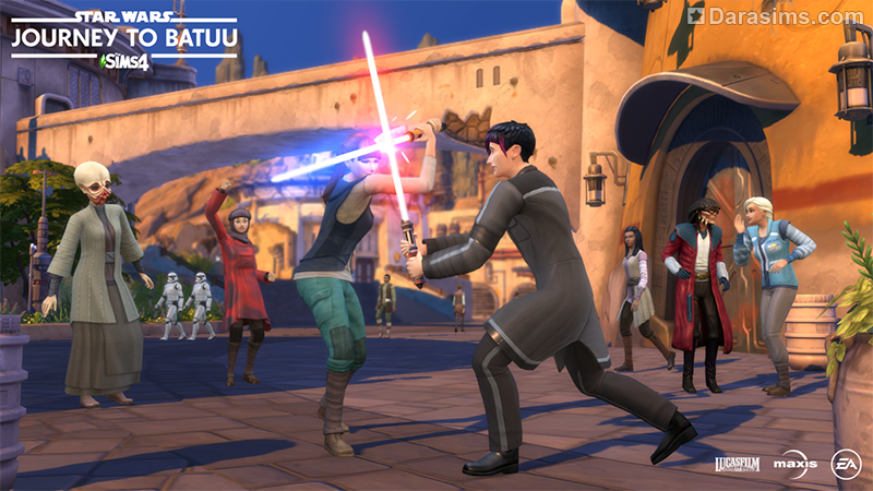 Возьмите курс на игровой набор «The Sims 4 Star Wars: Путешествие на Батуу»