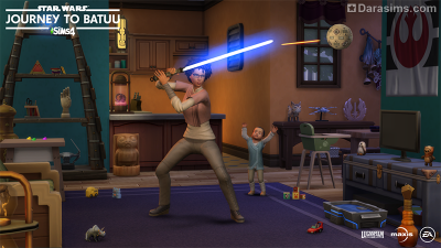 Возьмите курс на игровой набор «The Sims 4 Star Wars: Путешествие на Батуу»