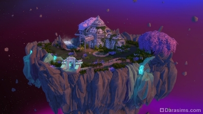 Остров сад в Волшебном мире Симс 4