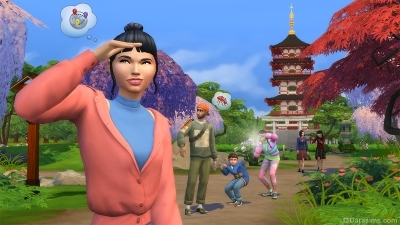 The Sims 4 снежные просторы