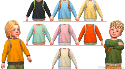 Одежда для малышей в Симс 4 Загородная жизнь