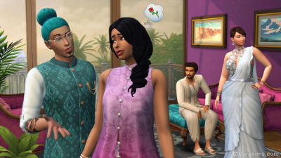 Современная индийская мода в The Sims 4: Фэшн-стрит
