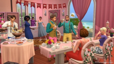 Свадебный банкет в The Sims 4: Свадебные истории