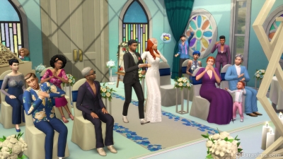 Свадебная церемония в The Sims 4: Свадебные истории