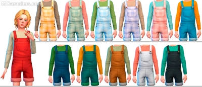 Одежда для детей в Симс 4 Загородная жизнь