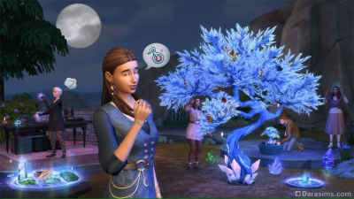 Дерево кристаллов в The Sims 4: Сияние самоцветов